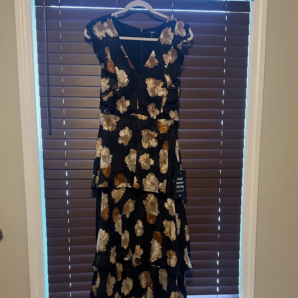 Lulu's Black Maxi Dress
